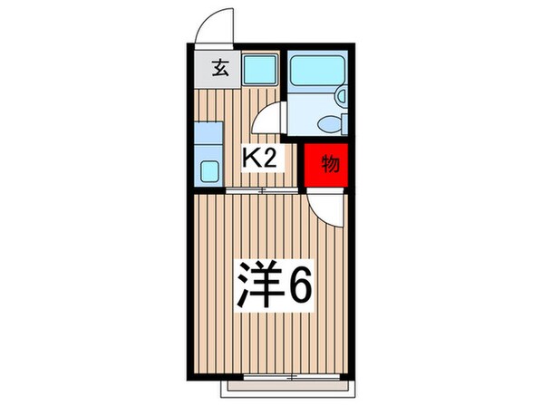 シティハイムけやき通りＡの物件間取画像